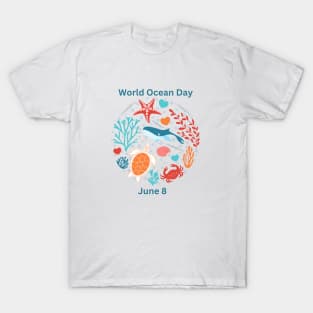 World Ocean Day June 8 T-Shirt